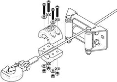KFI-Products ATV-SCHS hook stopper on winch fairlead helps prevent cable from loosening.