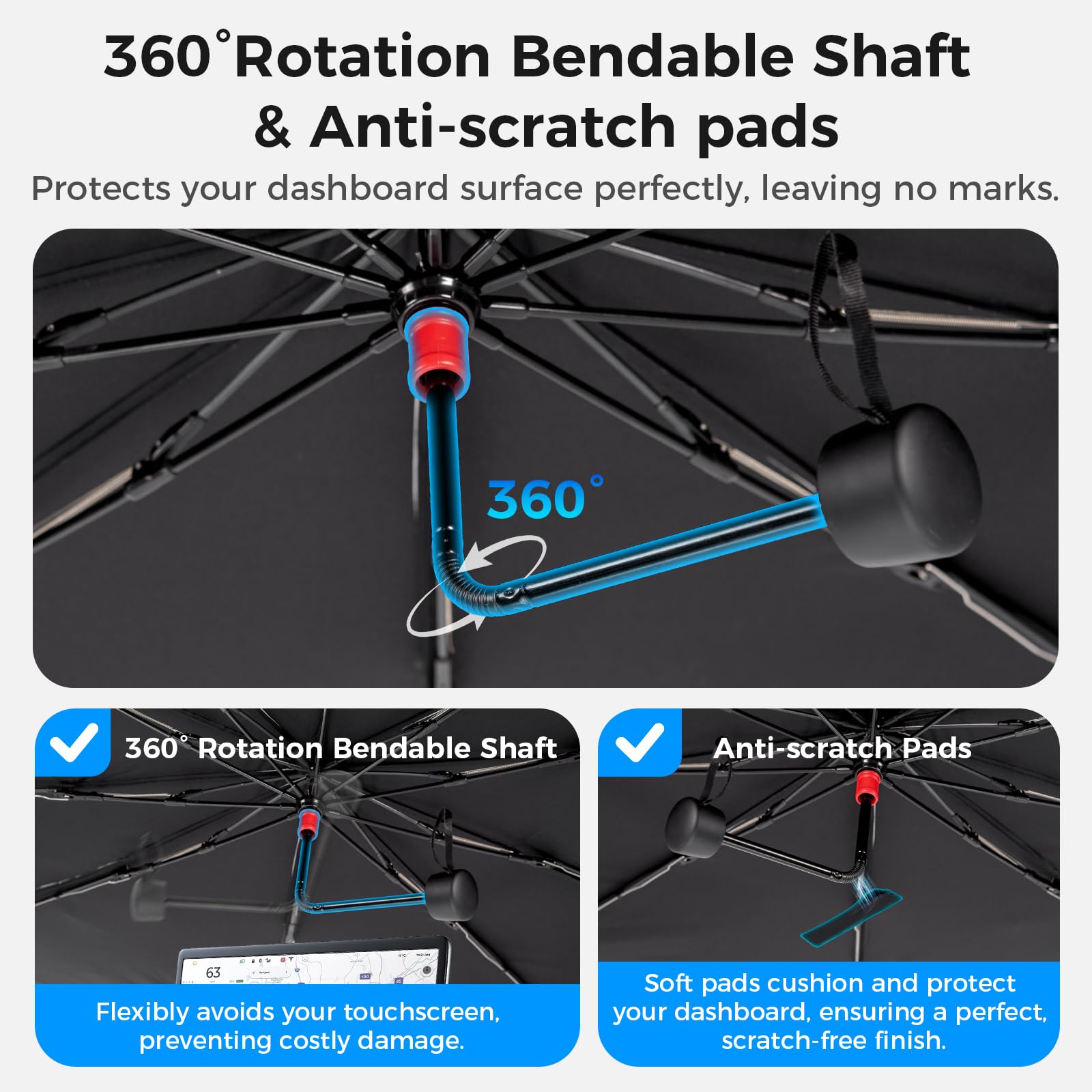 Kfonla pro-tip shows how to set up without bumping the center screen.