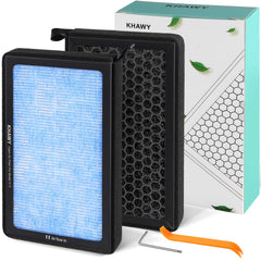 KHAWY cabin air filter for Tesla Model 3/Model Y in box, ready to install.