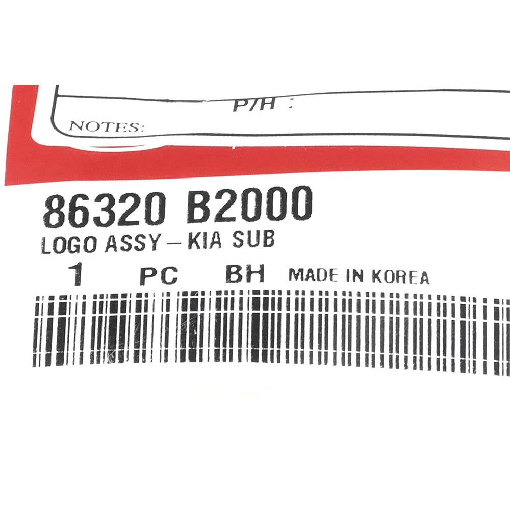 Kia logo assembly sub-04 ideal for restoration with factory-accurate emblems on Kia SUB.