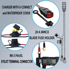 KIAPIEBIO GC002 M6 eyelet terminal ensures a secure, durable battery connection.