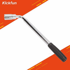 KickFun chrome-vanadium steel construction resists wear and corrosion.