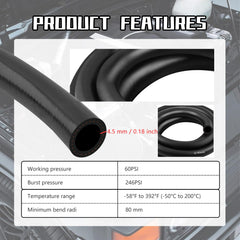 KIFIDAN silicone heater hose highlighting heat resistance and durability for engines.