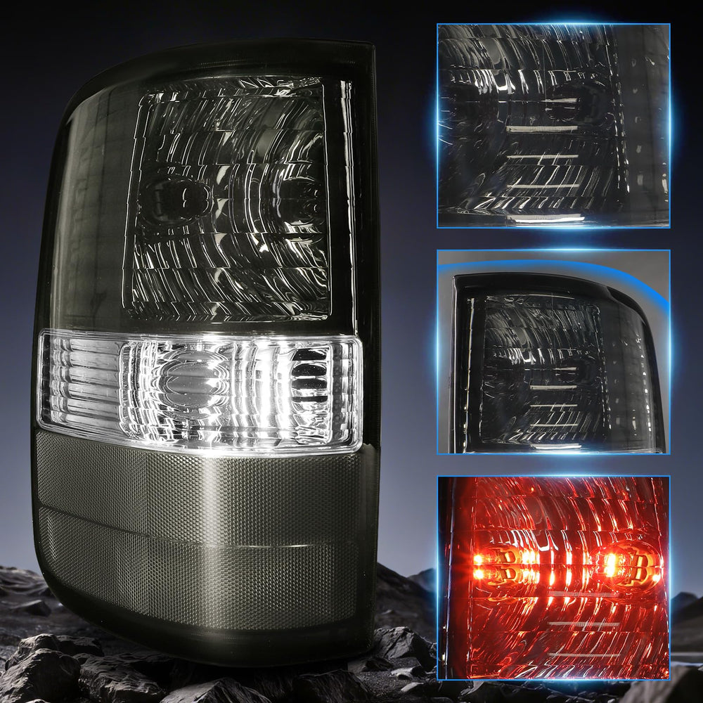 KIGEMOS passenger-side smoked tail light for a seamless Ford F-150 upgrade.