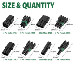 Kikerike 1-pin connectors for reliable quick-connects in vehicles.