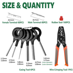 Kikerike 22-14AWG waterproof connectors for secure terminations