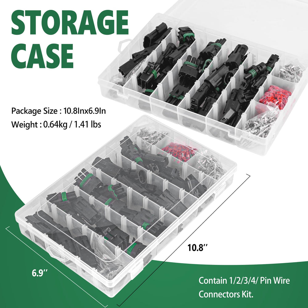 Kikerike 3-pin connectors for versatile multi-wire harness connections.