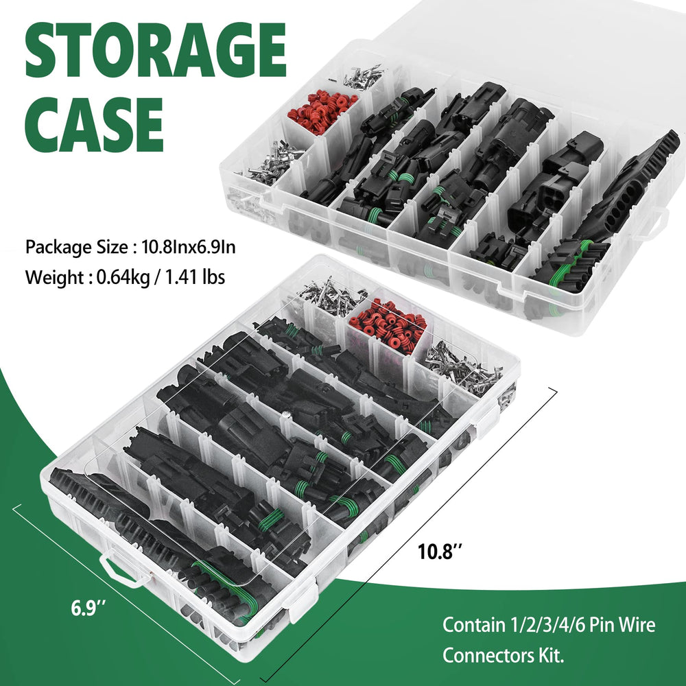 Kikerike 3-pin connector supports multi-branch harness configurations