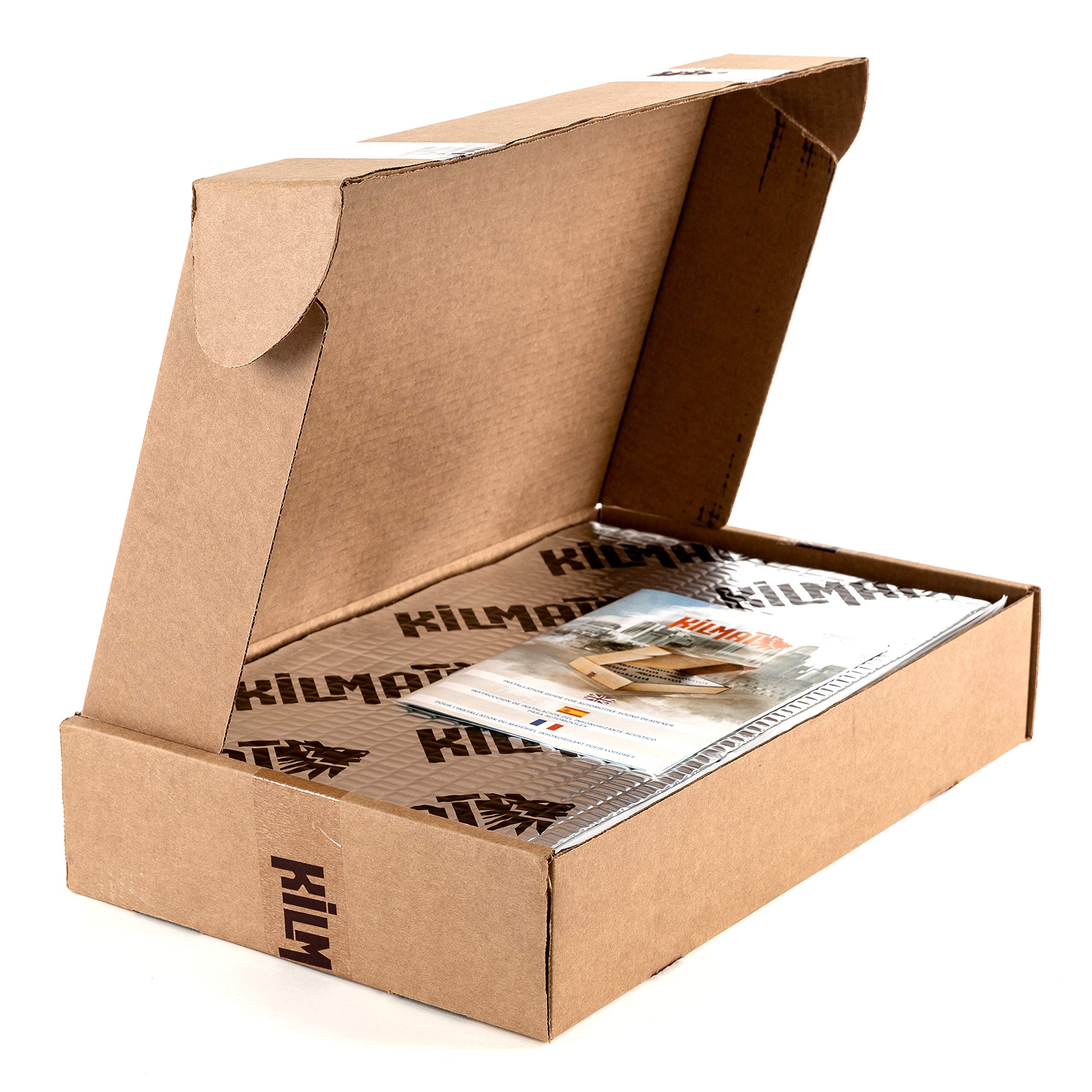 KILMAT aluminum foil surface adds durable heat and sound insulation.