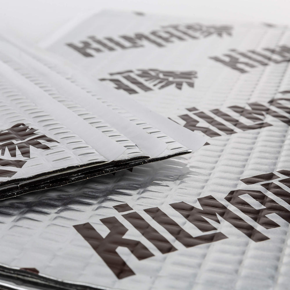 KILMAT cuttable sheets simplify measuring and placement during install.