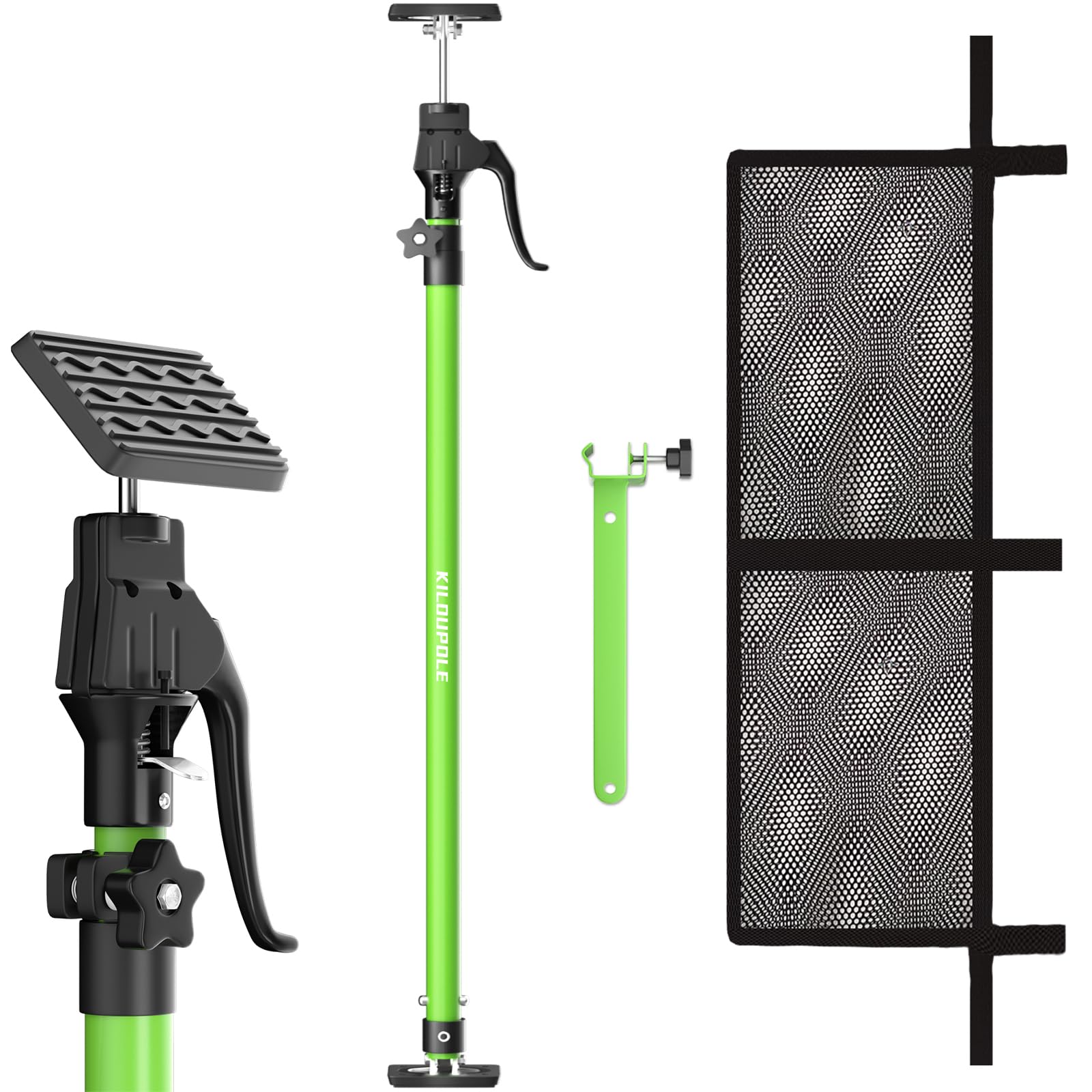 KILOUPOLE adjustable cargo bar extended in pickup bed for secure, versatile hauling.