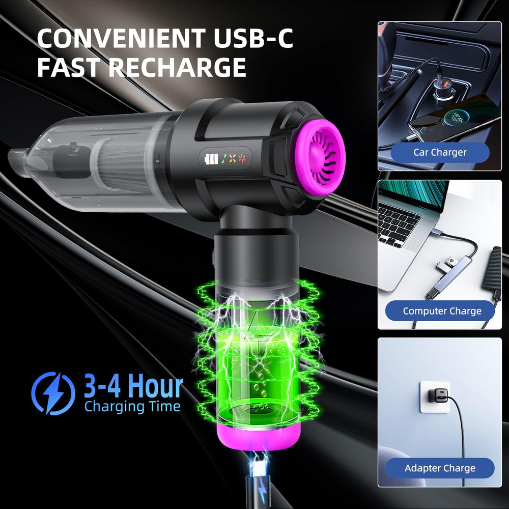 Kimdog 22kPa turbo suction tackling crumbs and pet hair efficiently