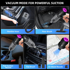 Kimdog vacuum with attachments ready for home and travel tasks