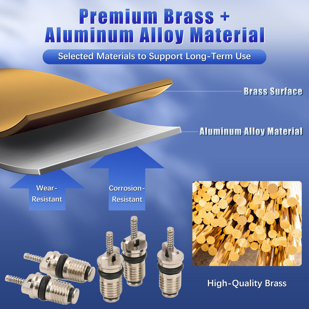 KIMISS high-pressure valve core suitable for automotive systems.