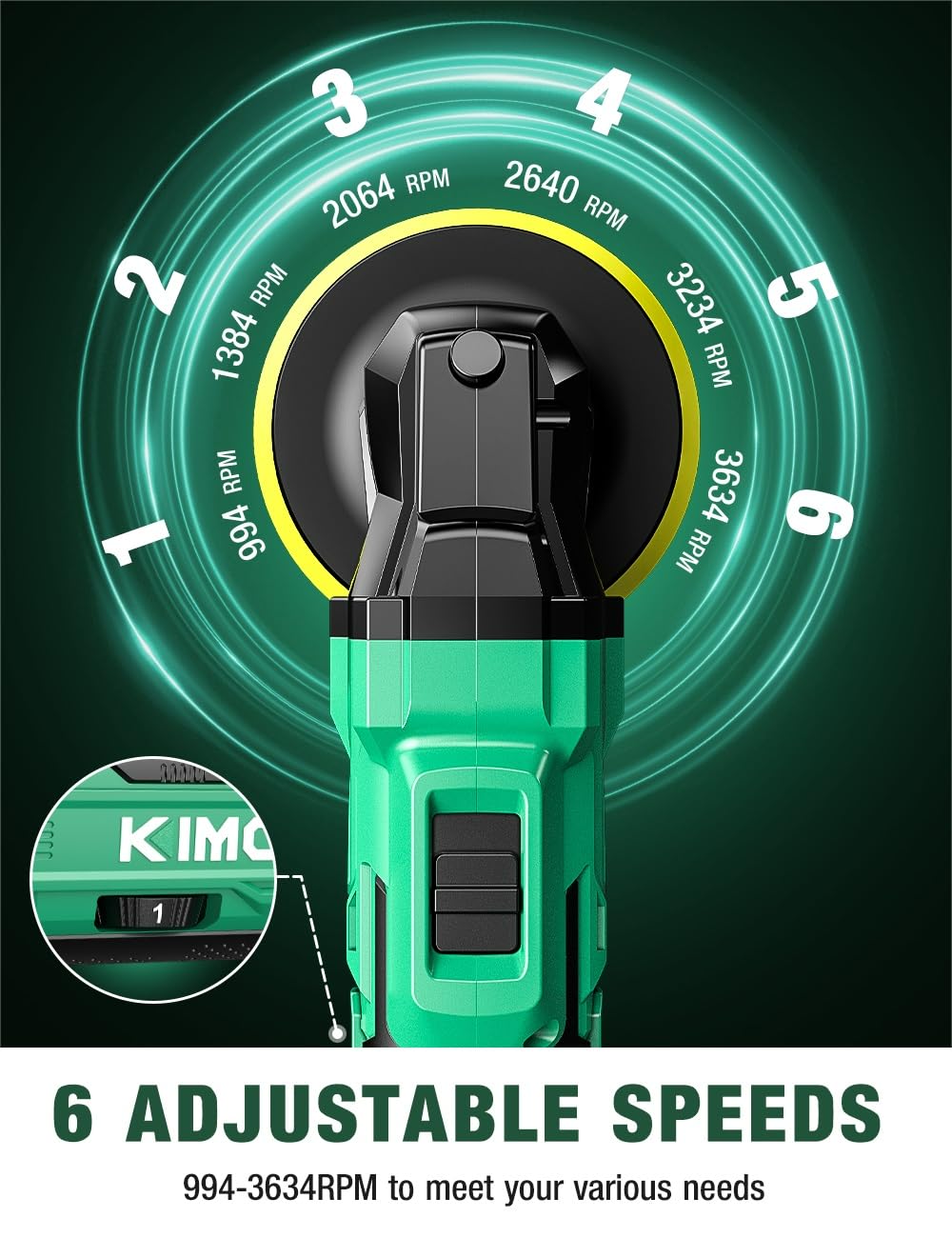 KIMO fast charger minimizes downtime between detailing tasks