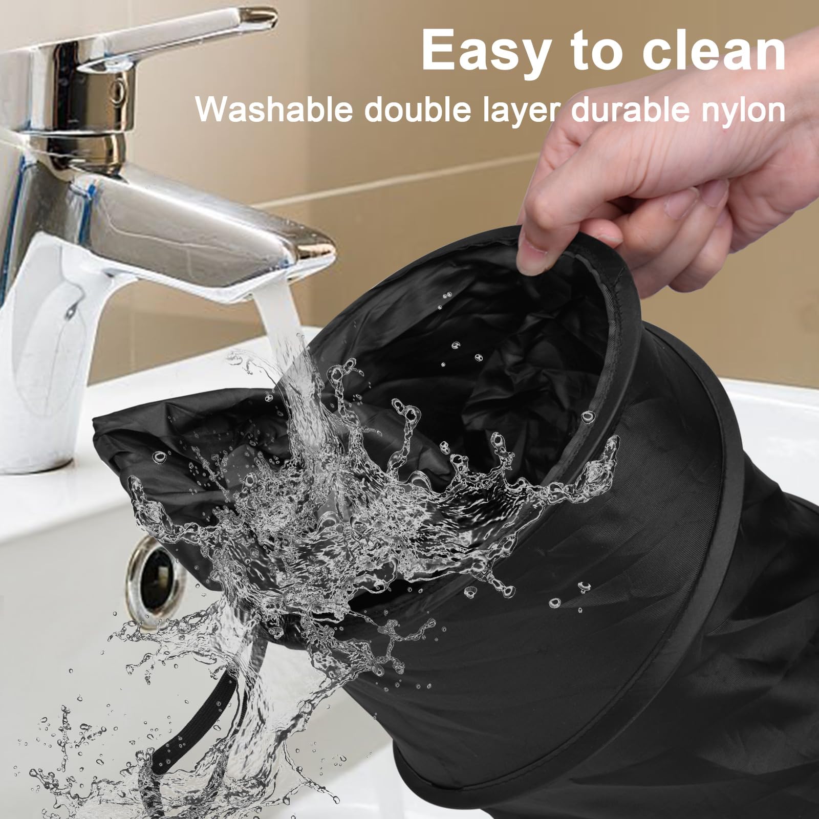 Kincown car trash bin fits cars, SUVs, vans, trucks, and boats.