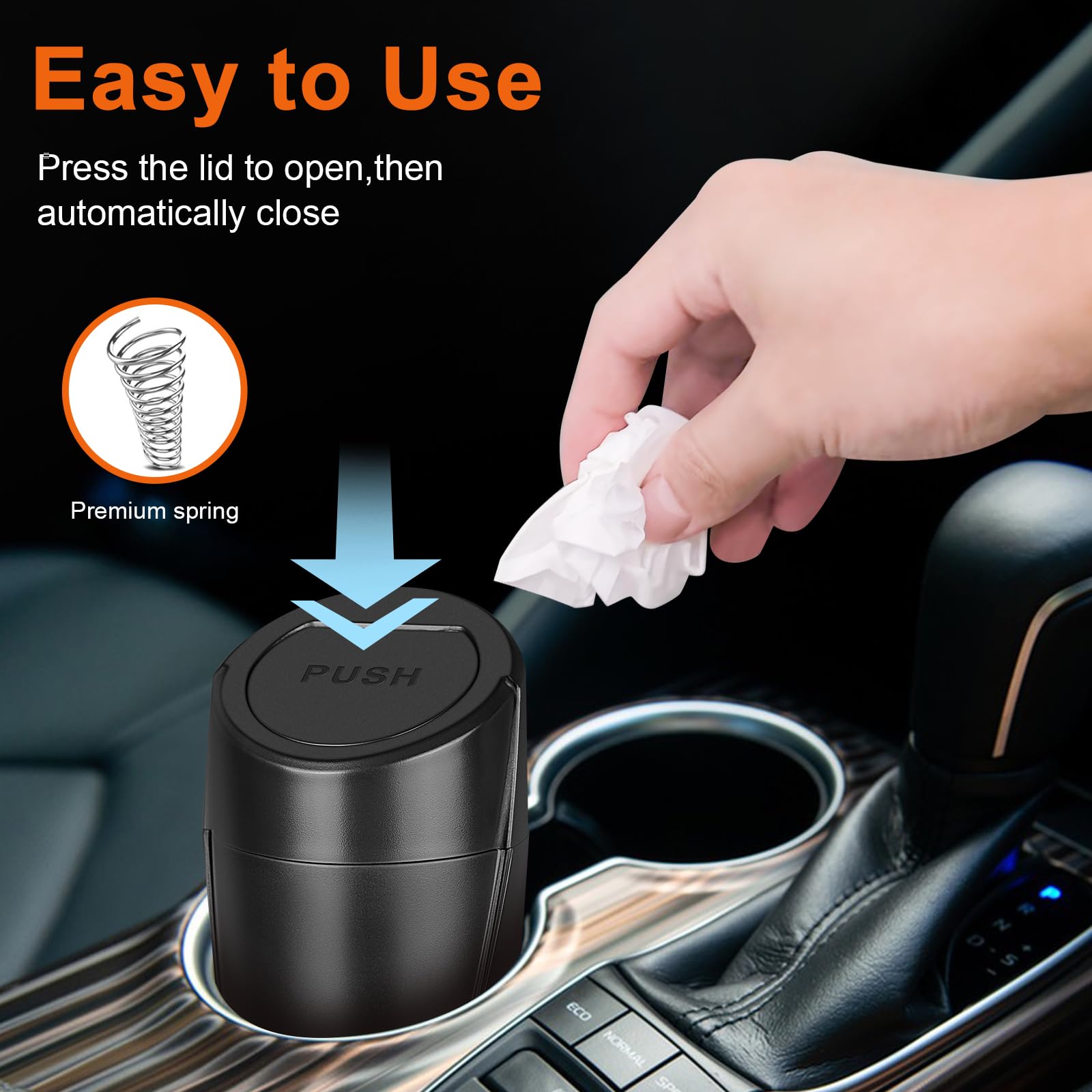 Kincown leakproof interior resists spills in cars