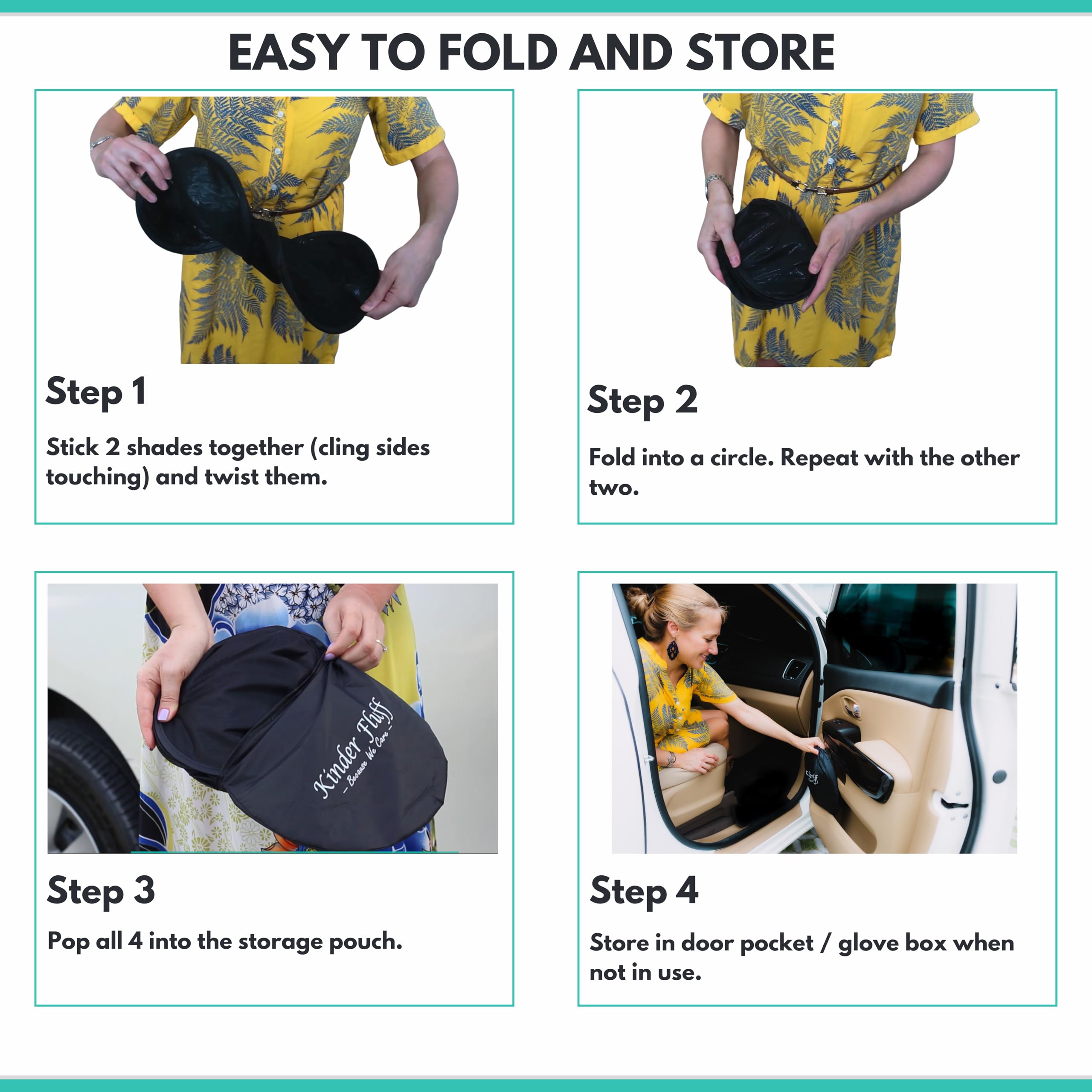 Kinder Fluff fits small cars and SUVs for versatile protection.