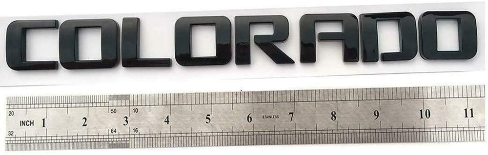 KINGBOO 03-18 Colorado badge delivers clean gloss accents and durable adhesion.