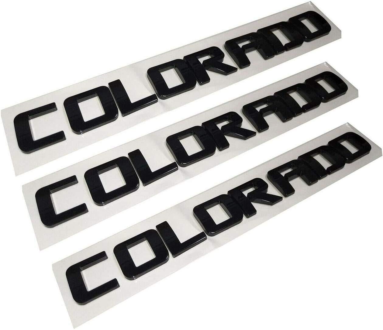 KINGBOO 3D logo emblem for Colorado for easy peel-and-stick installation.