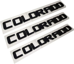 KINGBOO 3D logo emblem for Colorado for easy peel-and-stick installation.