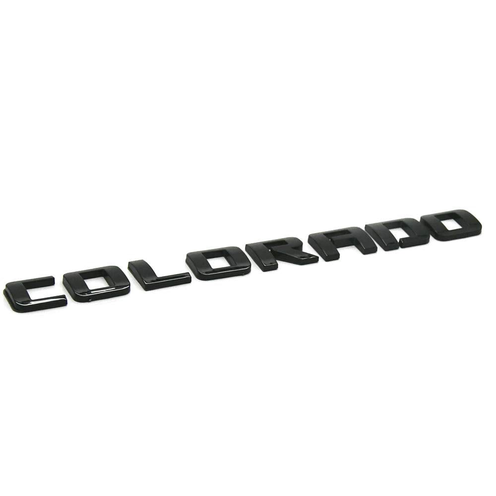 KINGBOO Colorado tailgate letter badge adds bold 3D branding to your truck.