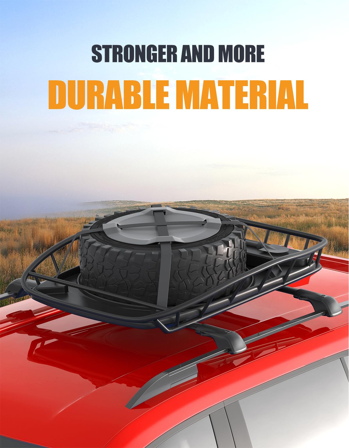 KINGGERI aerodynamic design reduces wind noise for a calmer drive.