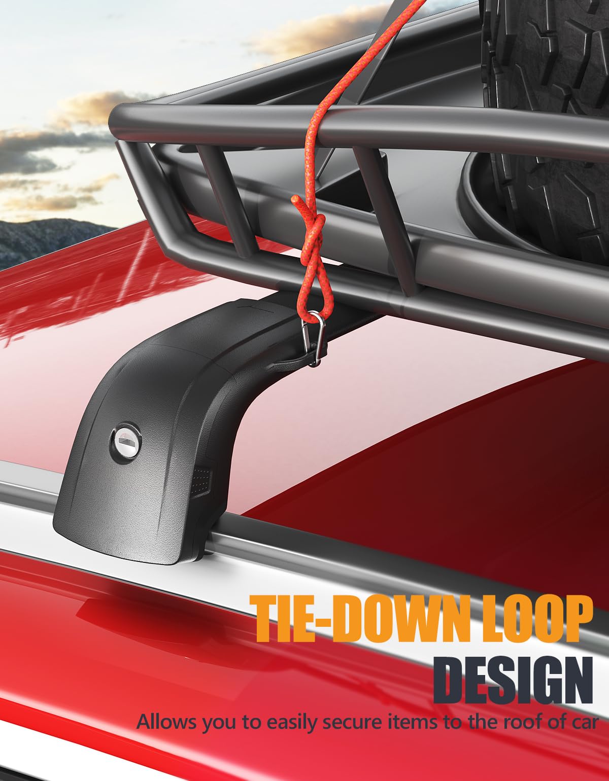 KINGGERI cross bars with installation tools, easy setup in minutes.