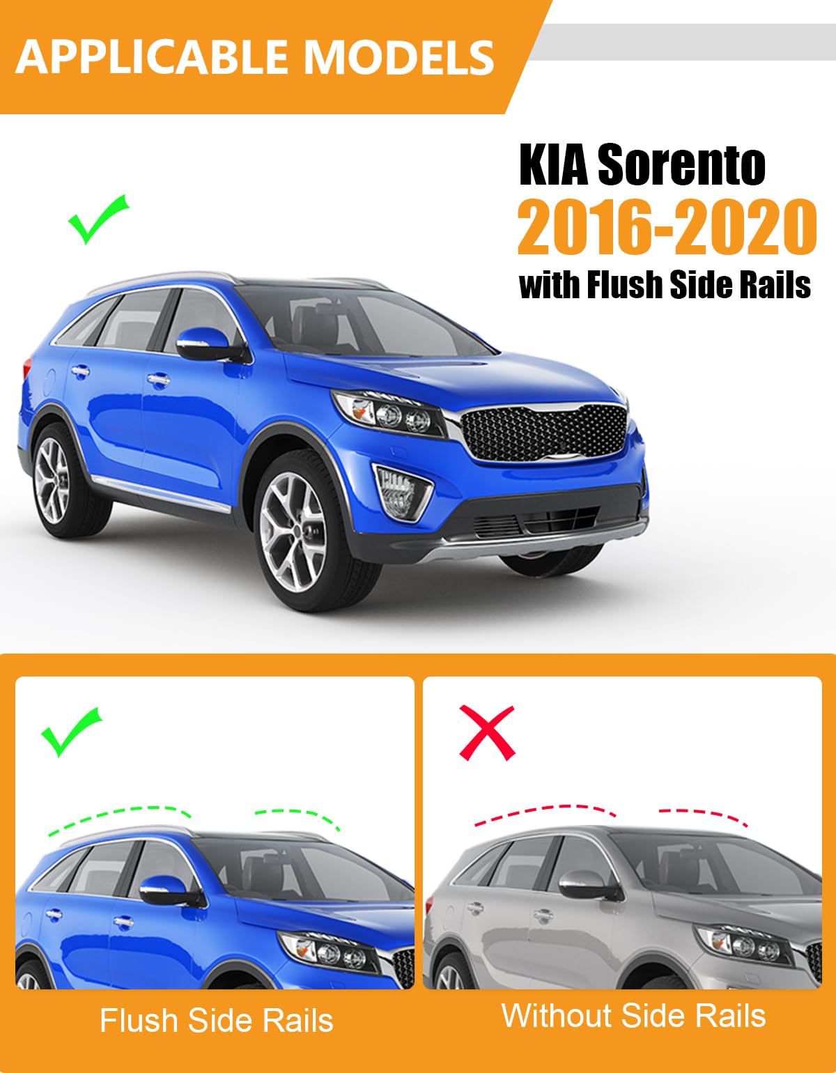 Kinggeri Sorento side-view crossbar shows streamlined profile