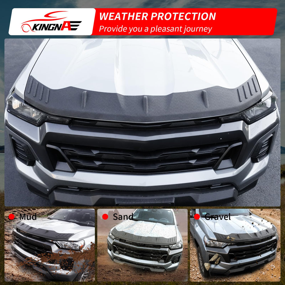Kingna hood protector tested for durability against weather and wear.