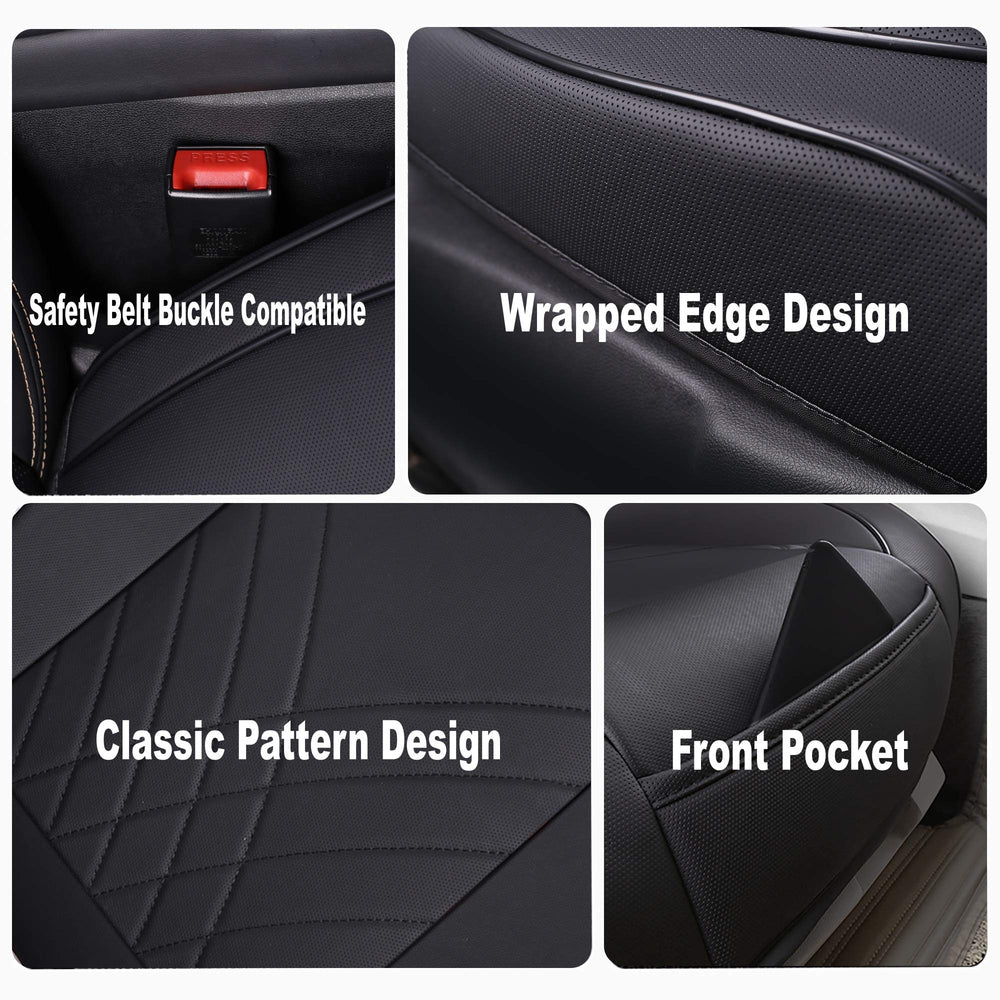 Kingphenix anti-slip bottom design keeps seats in place during drives.