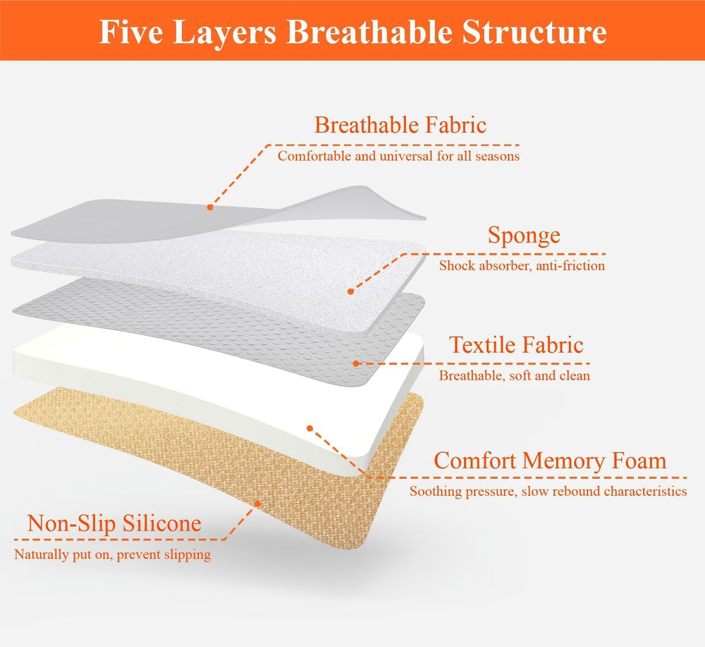 Kingphenix car seat cushion easy installation for quick setup