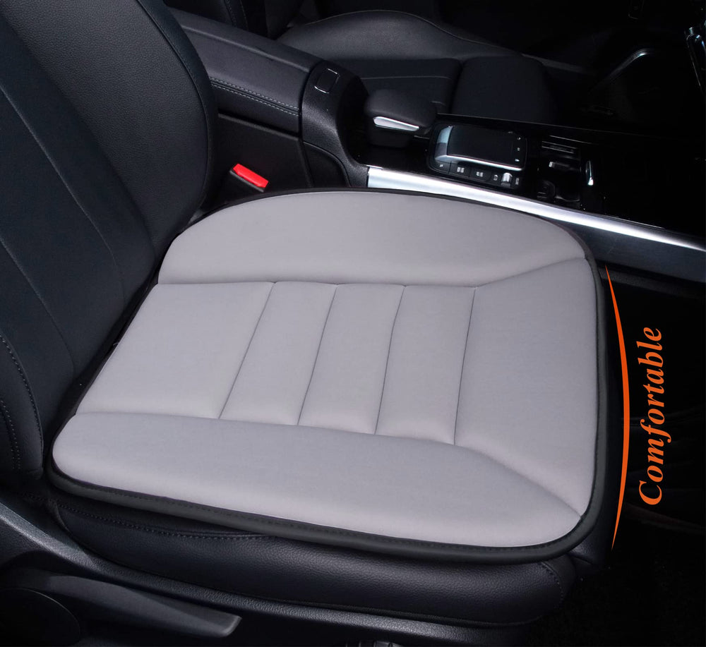 Kingphenix car seat cushion showing foam layer for coccyx comfort during drives