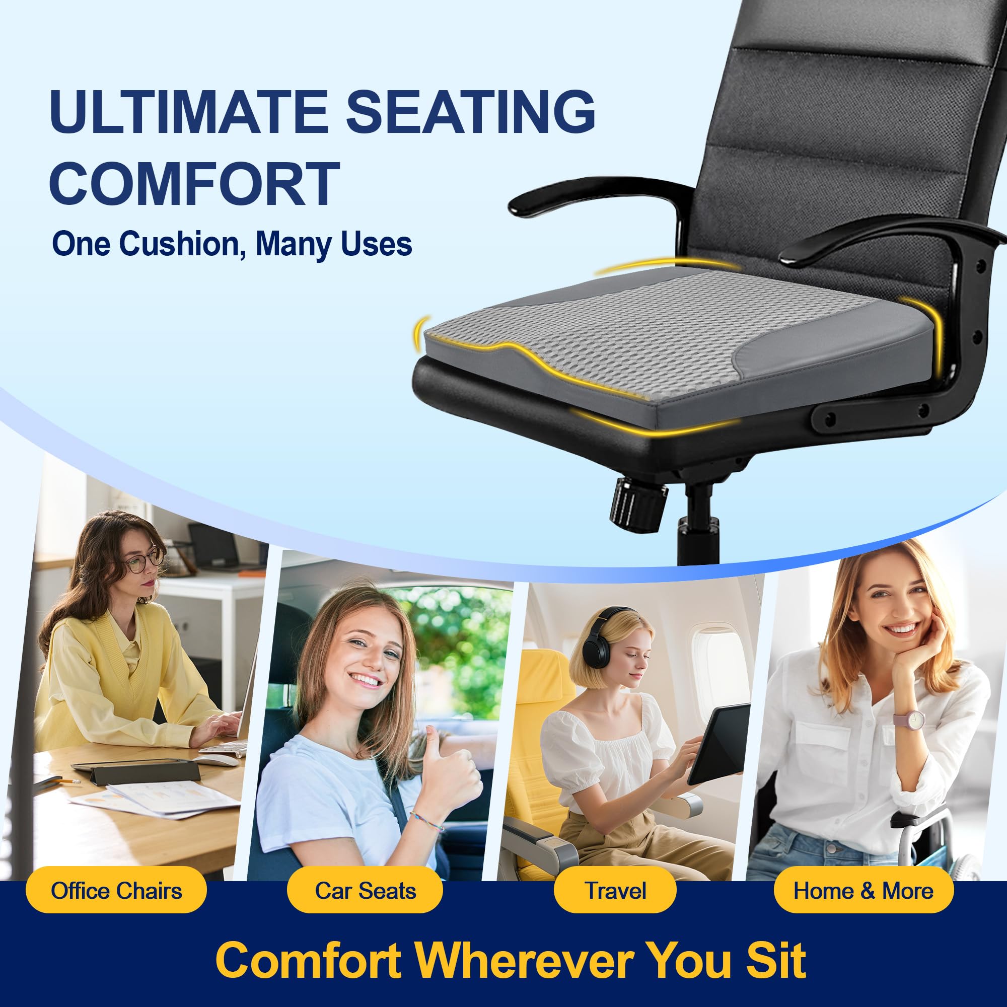 Kingphenix non-slip-bottom design stays securely in place.
