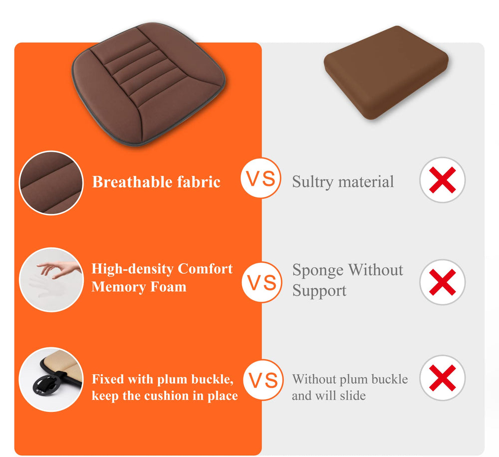 Kingphenix durable-memory-foam-cushion retains shape for lasting support.
