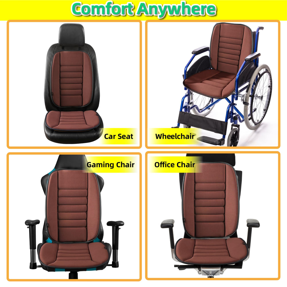 Kingphenix ergonomic lumbar-support detail highlighting targeted back comfort.