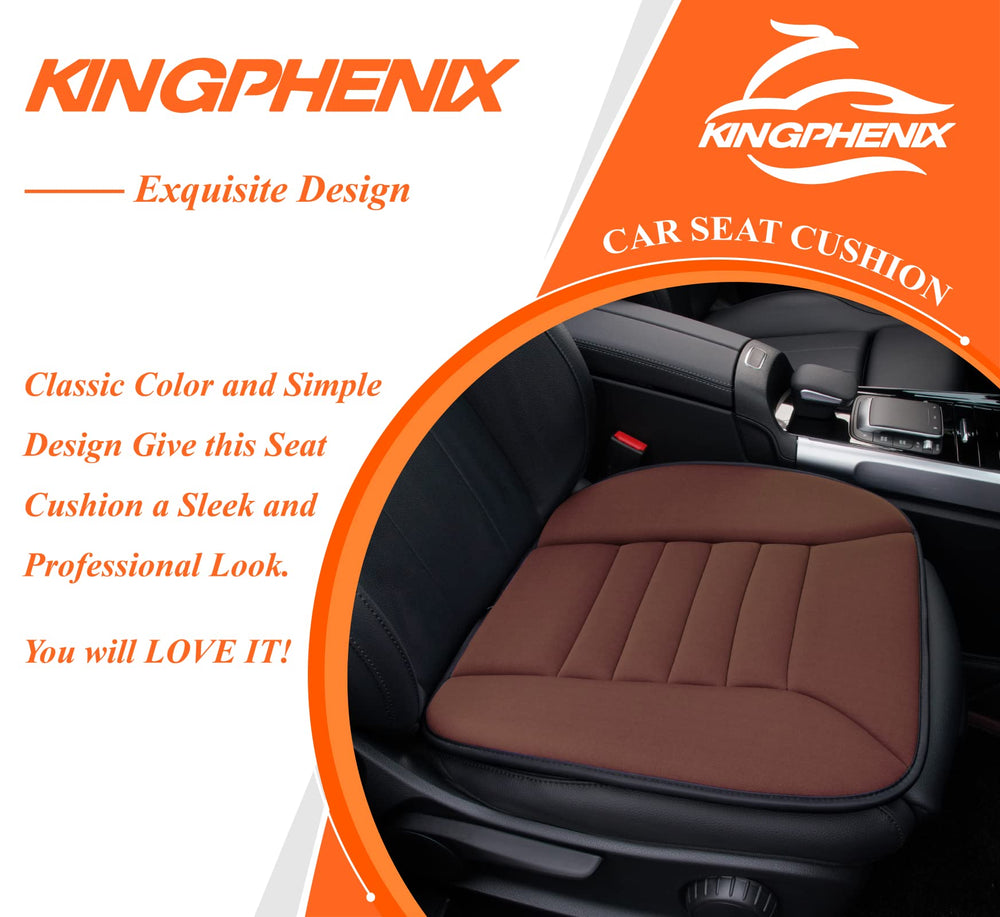 Kingphenix brown-seat-cushion blends with interior aesthetics.