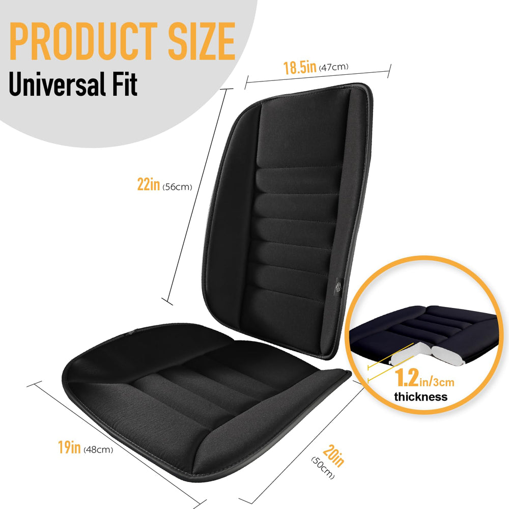 Kingphenix versatile cushion fits car, truck, SUV, and office chairs.