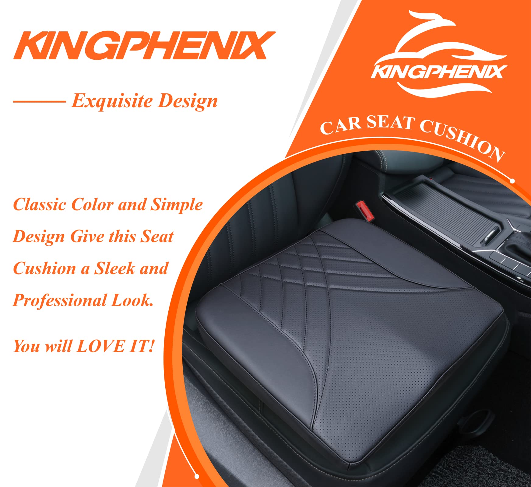 kingphenix easy clean durable PU leather enhances daily use longevity