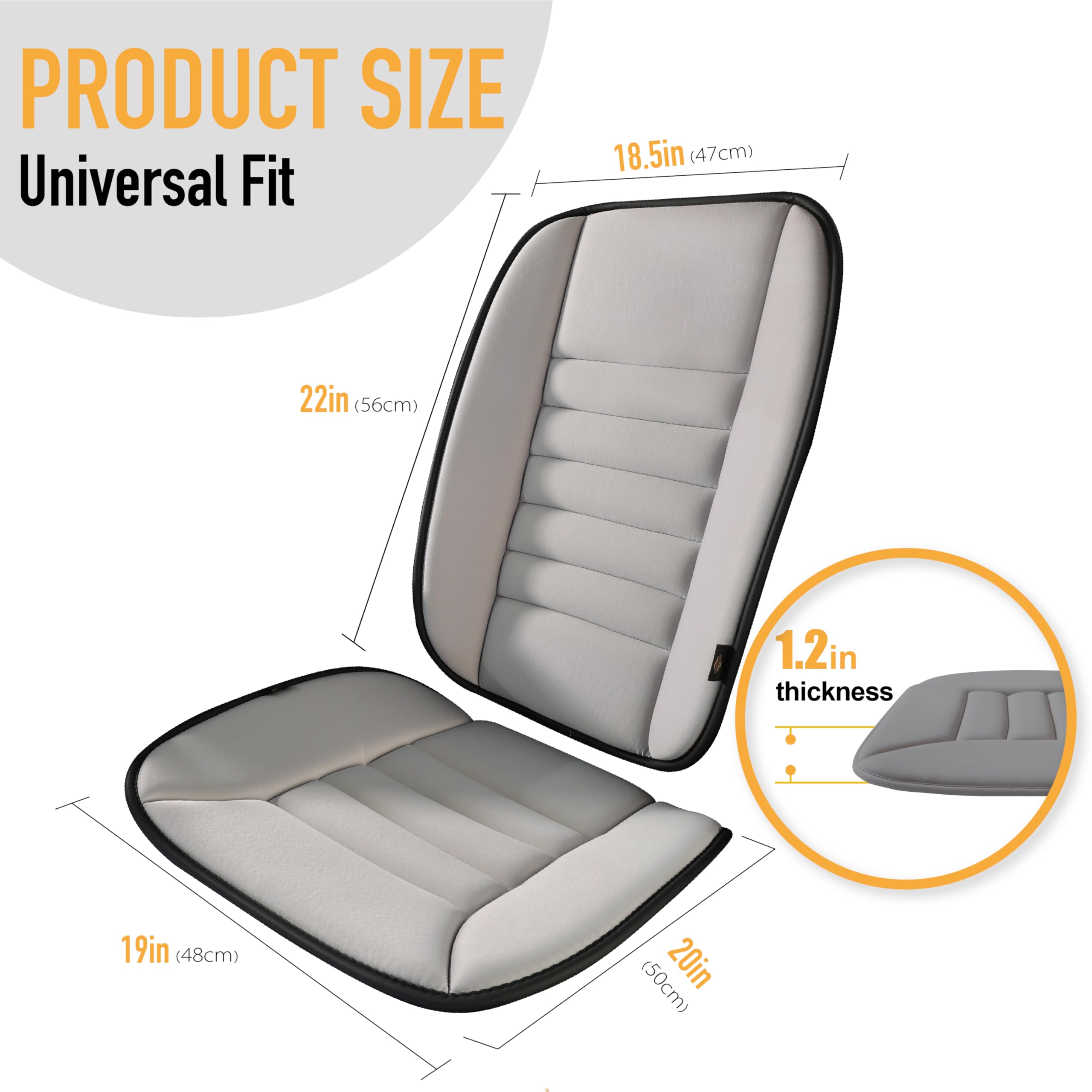 Kingphenix back support targets lower back and tailbone during daily use.