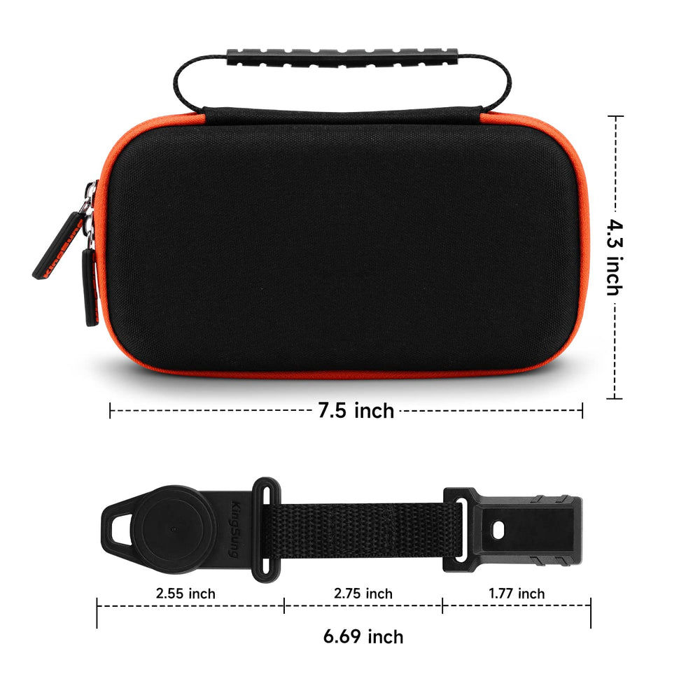 External dimensions of the case: 7.5 x 4.3 x 2.5 inches