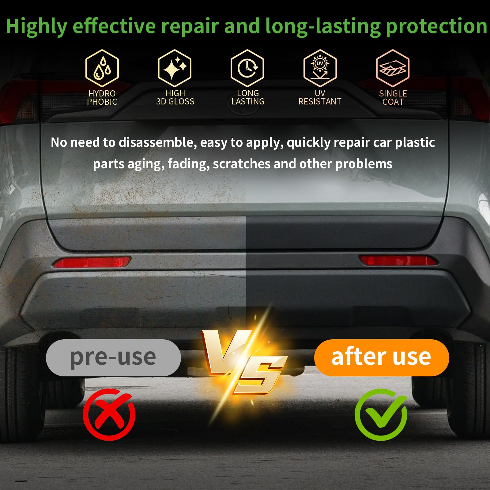 Kingvo restorer applied to cockpit plastics for a refreshed look