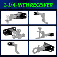 Kingway upgraded M10 lug bolts ensure a strong attachment when mounting on brackets.