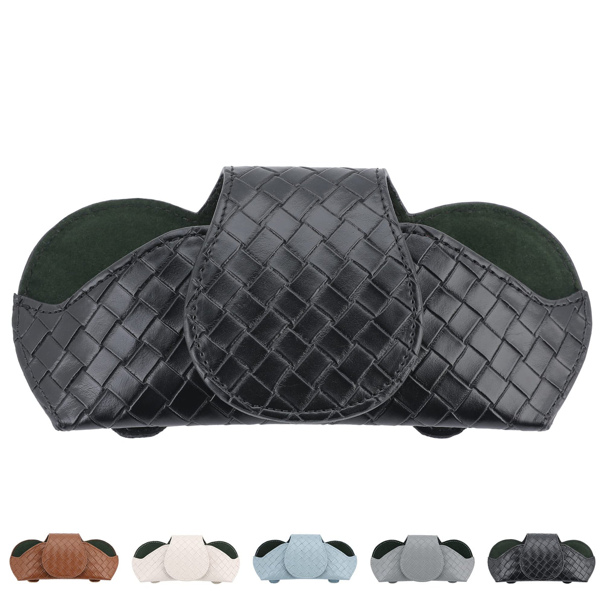 KINIVA sunglasses holder for car visor in black keeps glasses secure on the go.