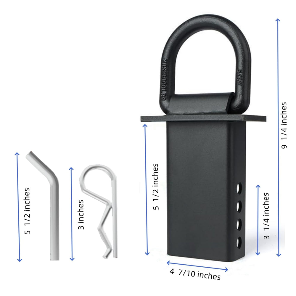 KINSANINC 12000lbs D-ring stake-pocket handles heavy loads safely.