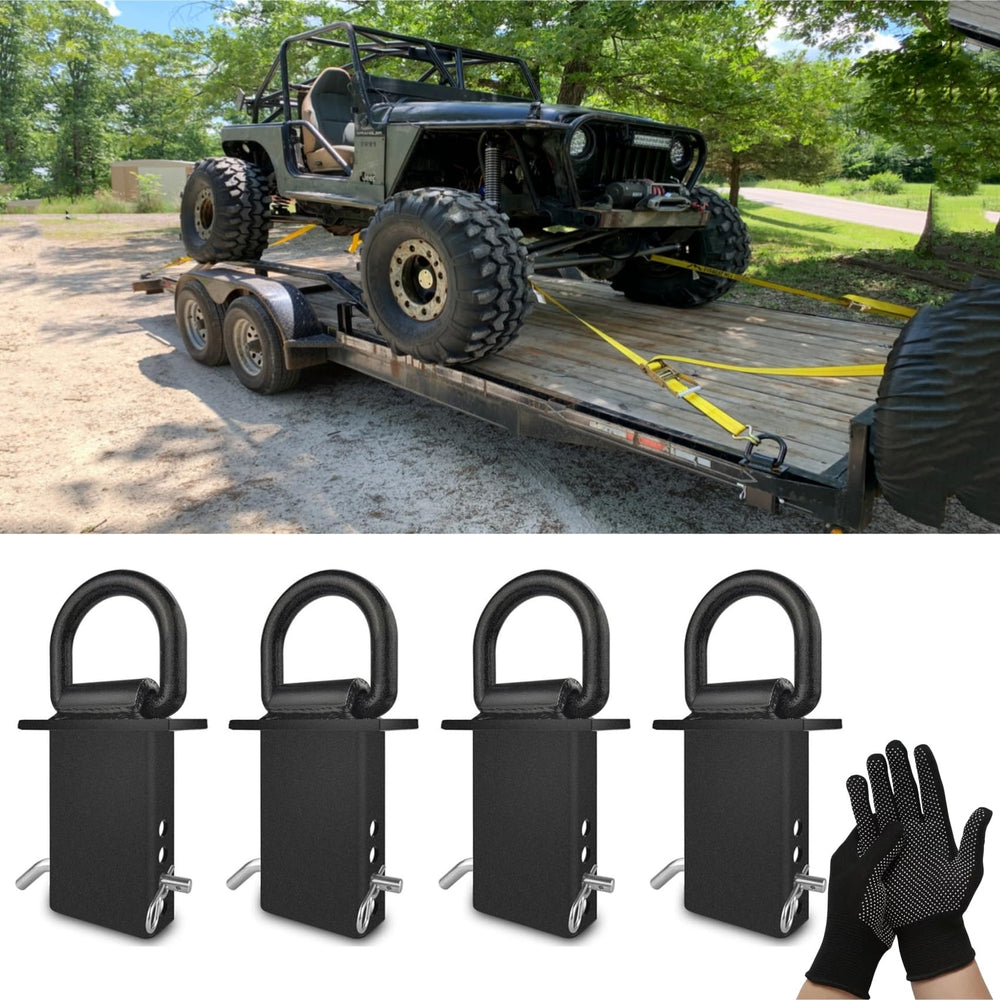 KINSANINC stake-pocket D-ring universal fit for versatile trailer tie-downs.