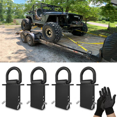 KINSANINC stake-pocket D-ring universal fit for versatile trailer tie-downs.