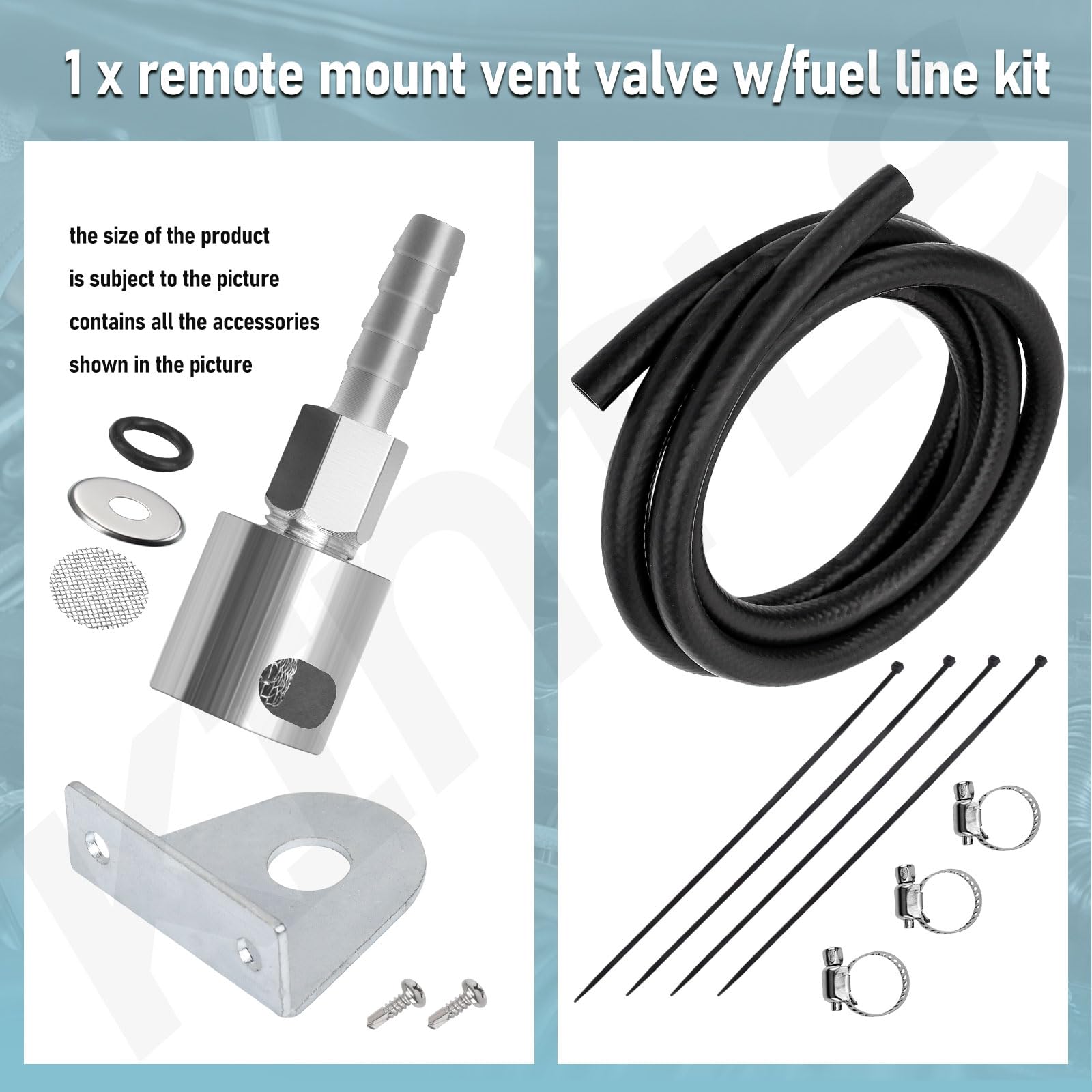 KINTLE complete kit shown ready for automotive use