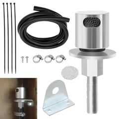 KINTLE remote-mount vent valve kit for convenient maintenance
