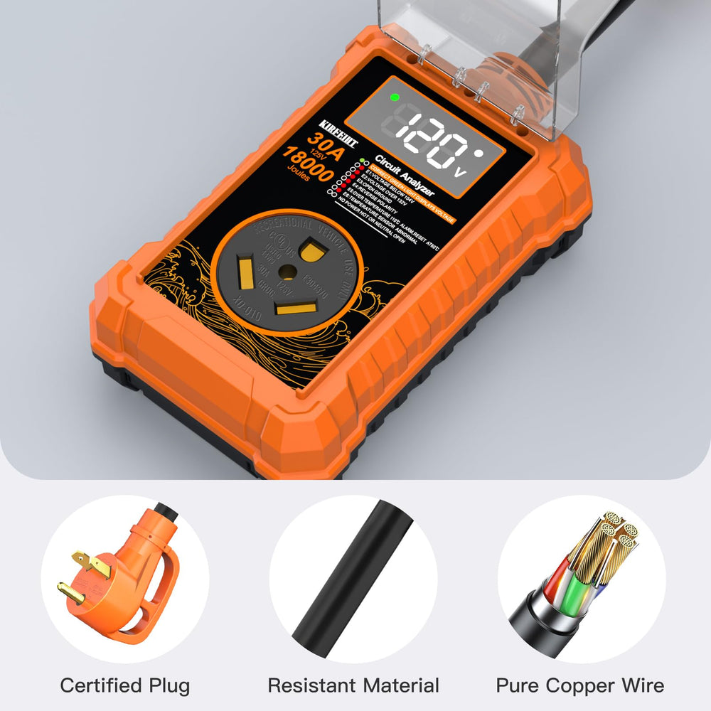 KIRFEIHT easy plug-and-play setup powers your RV in seconds.